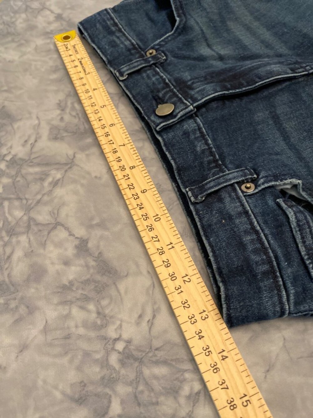 Wonder Nation Girls Size 14 Straight Leg Jeans Blue Denim 27x25.5 - Picture 5 of 7